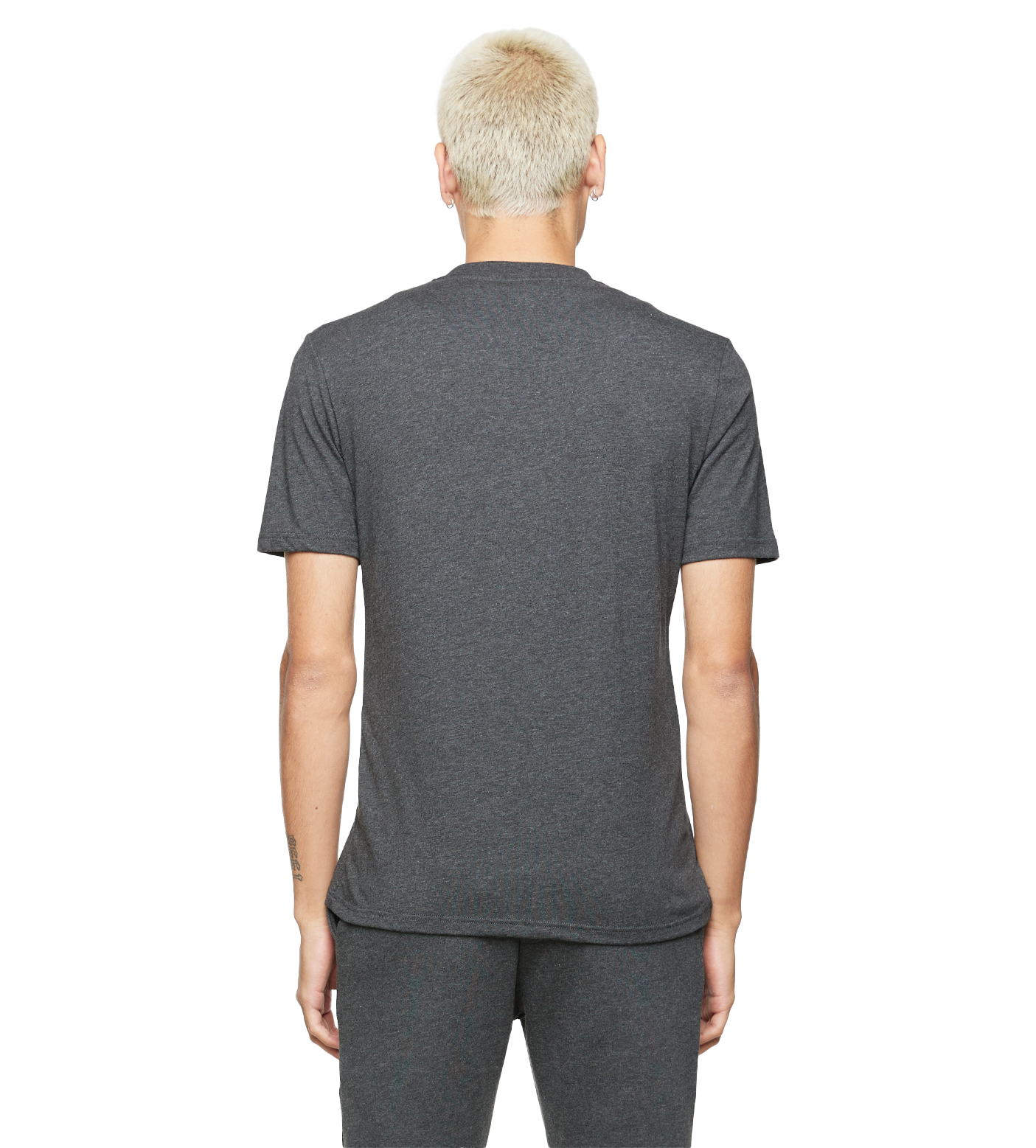 Slim fit Logo T-shirt Dark Grey Melange