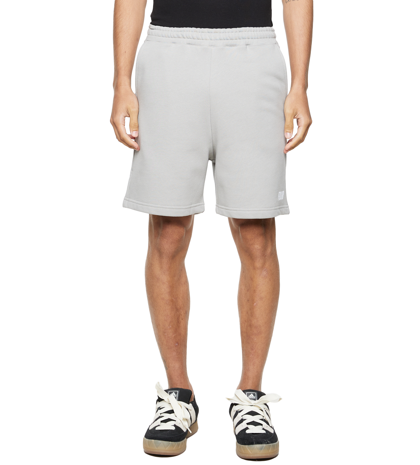 Slim fit Logo Shorts Limestone