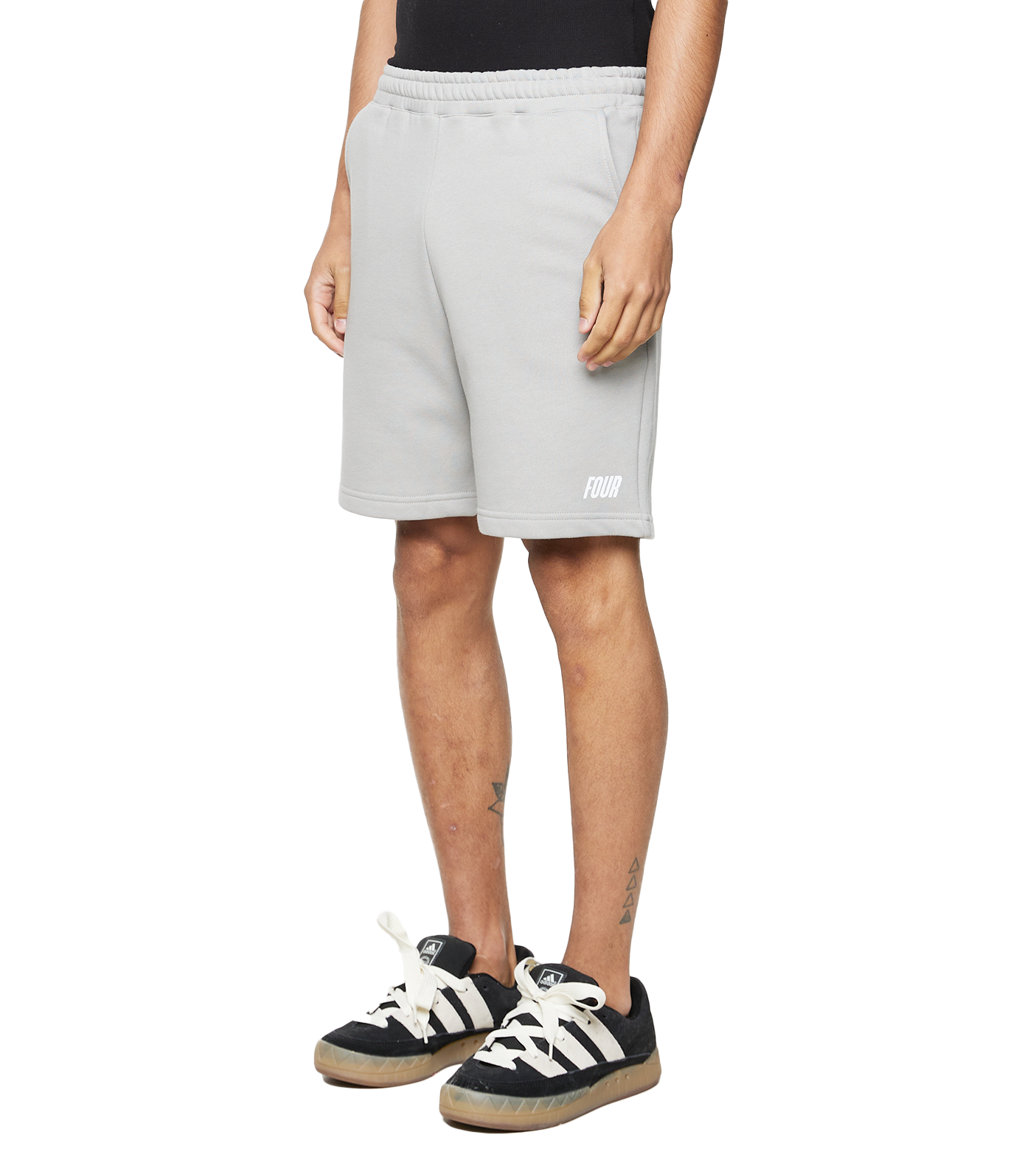 Slim fit Logo Shorts Limestone