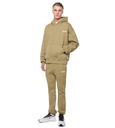 Circles Hoodie Dusty Olijf