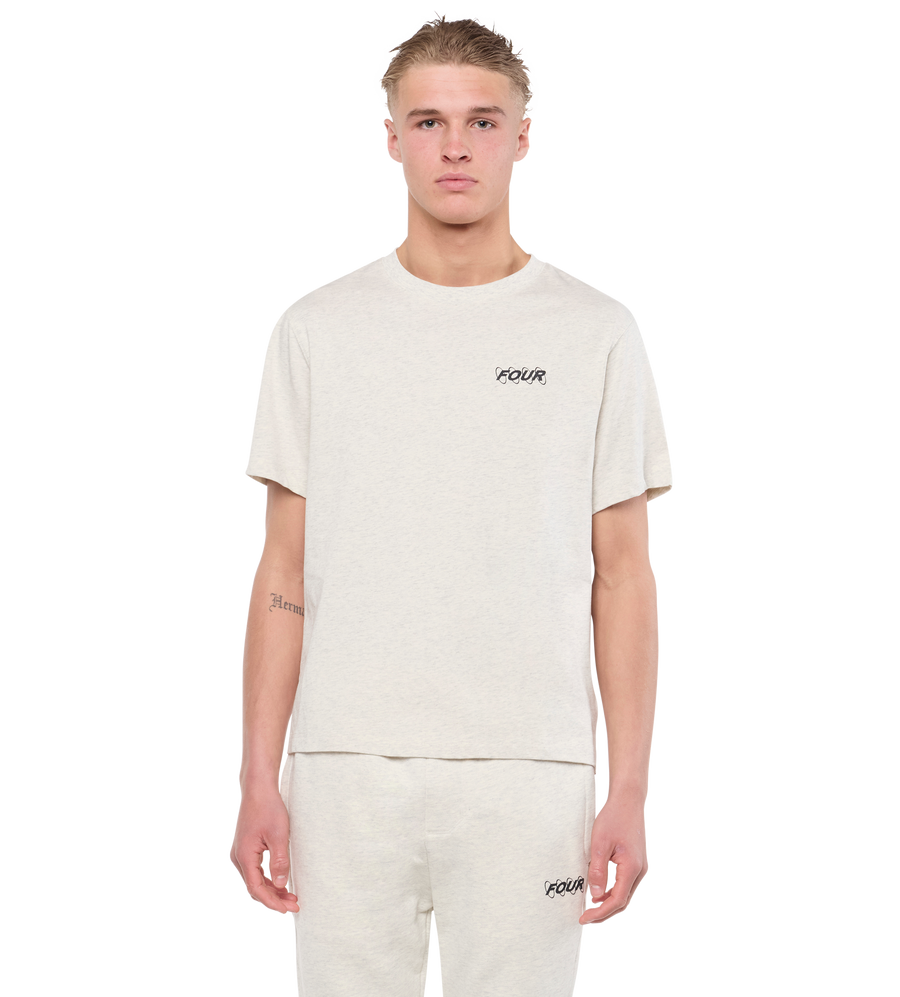 Circles T-shirt Sand Melange