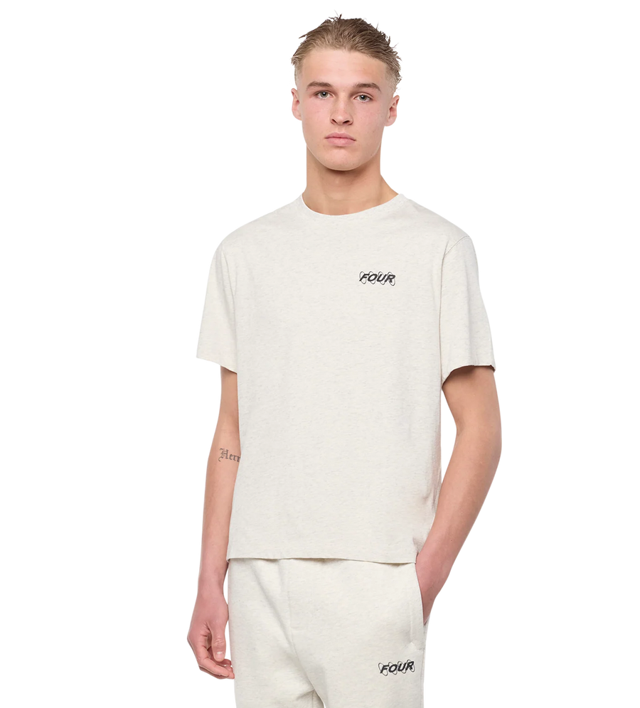 Circles T-shirt Zand Melange