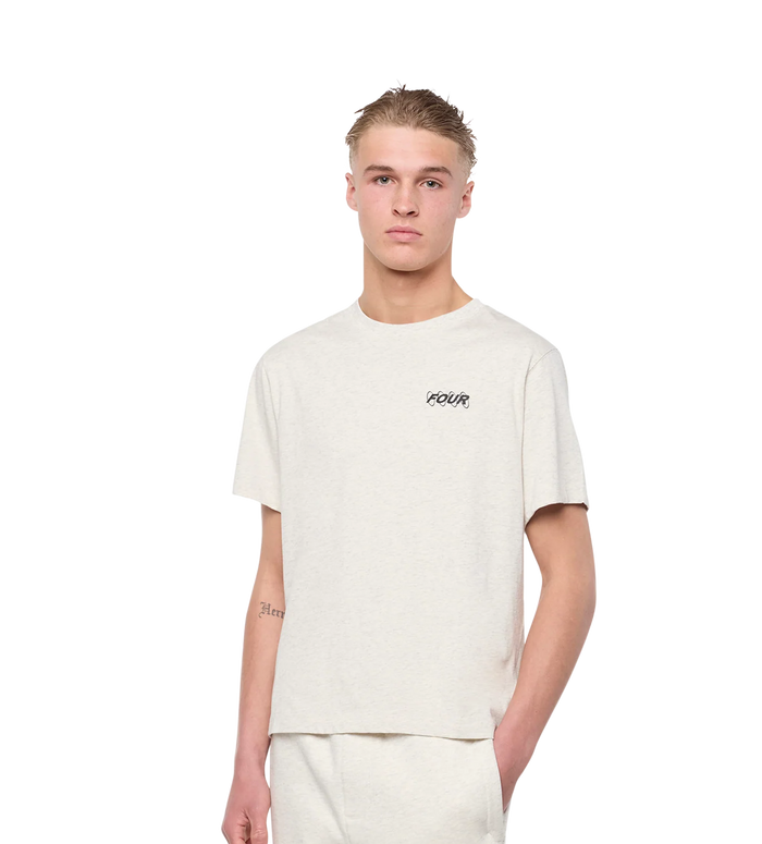 Circles T-shirt Sand Melange