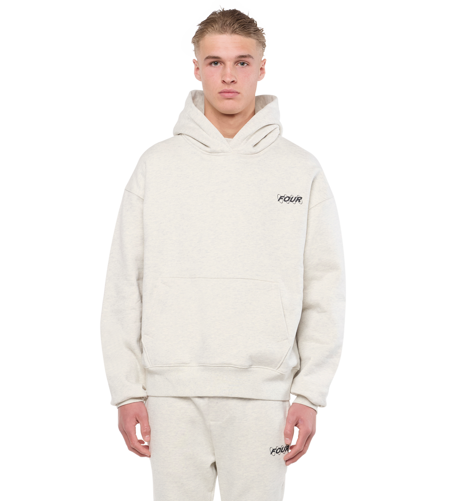 Circles Hoodie Sand Melange