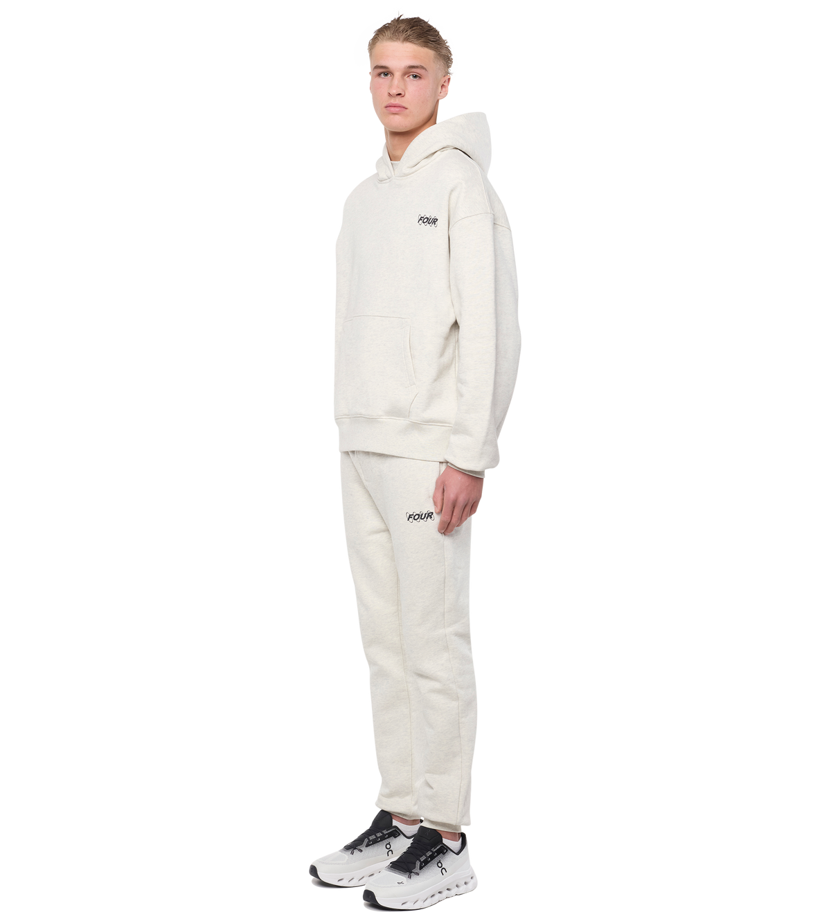 Circles Hoodie Zand Melange