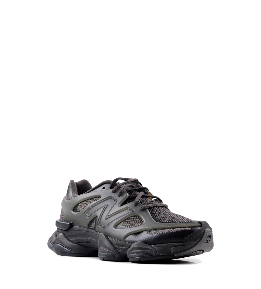 Black sneaker on a white background
