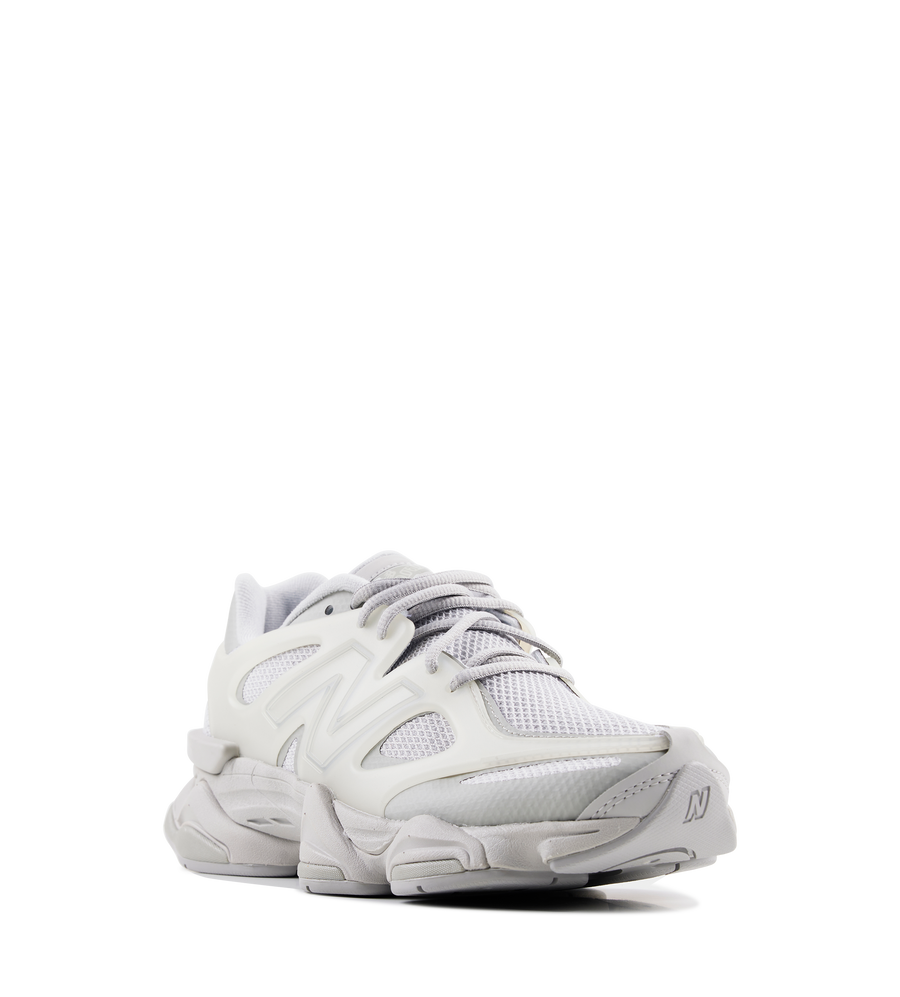 White sneakers on a white background