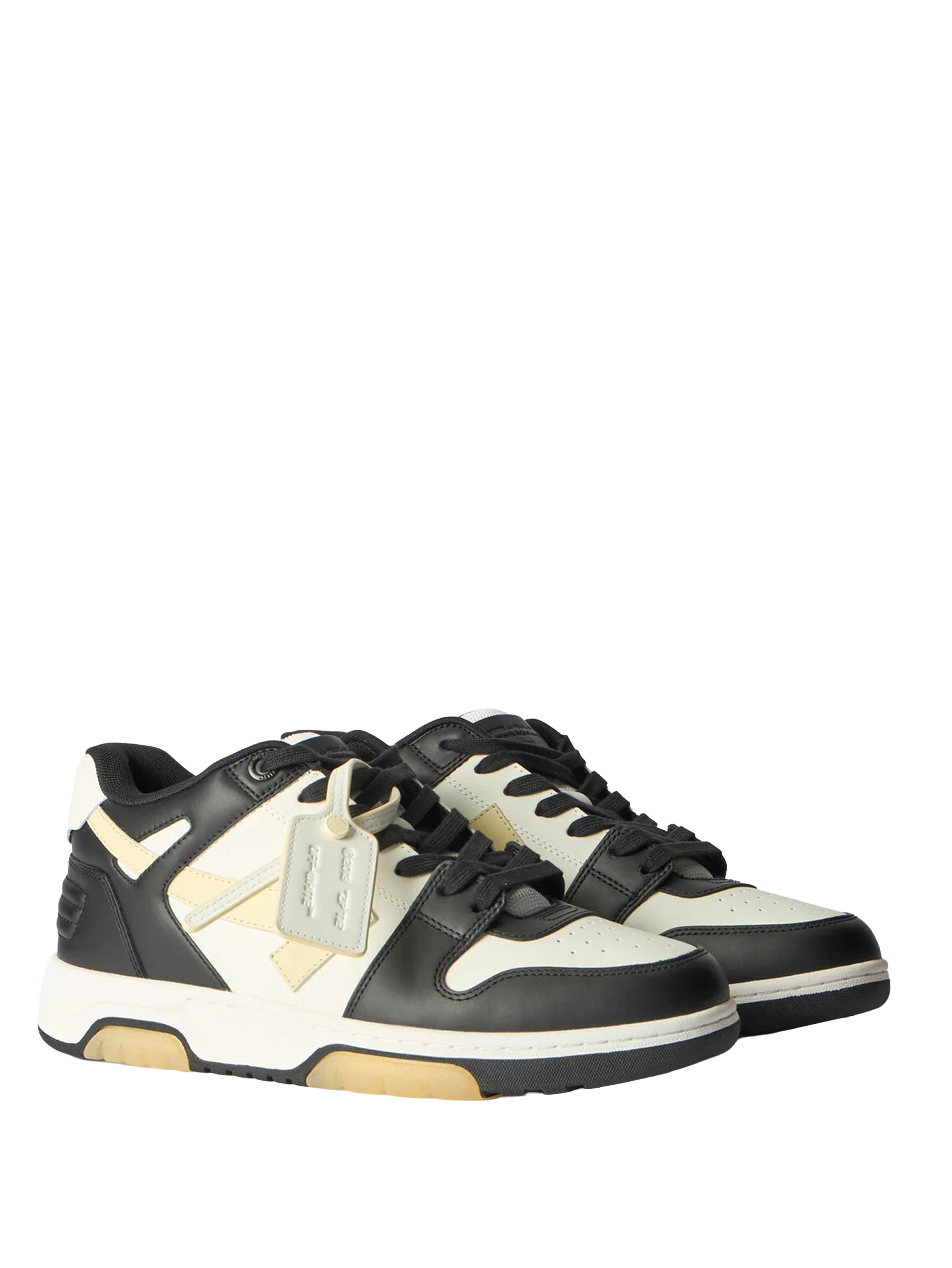 Off-White Out Of Office Glow-In-The-Dark Sneakers in Black