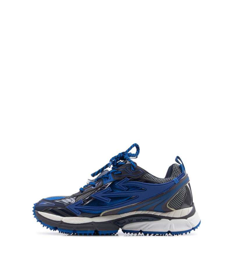 Off-White Be Right Back Sneakers in Gunmetal / Navy Blue