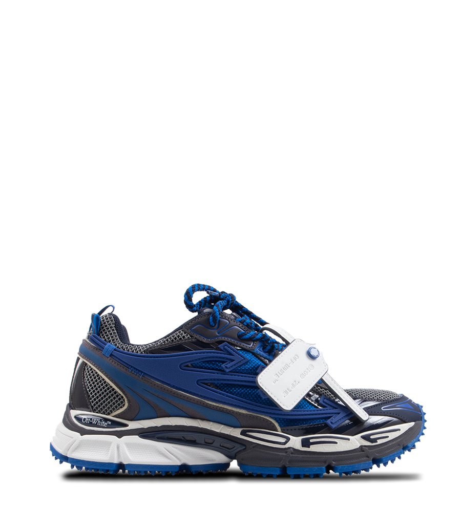 Off-White Be Right Back Sneakers in Gunmetal / Navy Blue