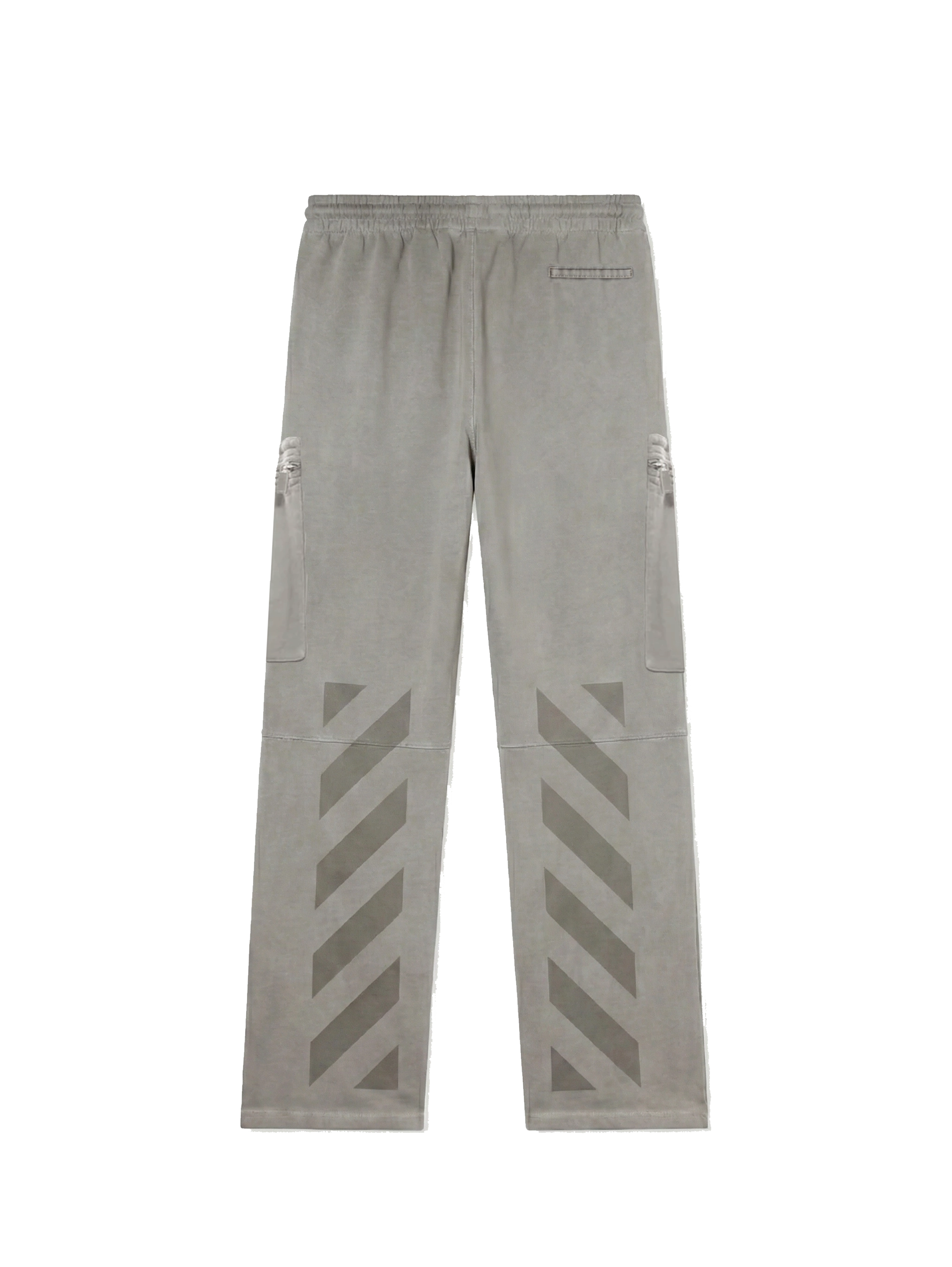 Off-White The Laundry Diagonal Cargo Sweatpants in Grey