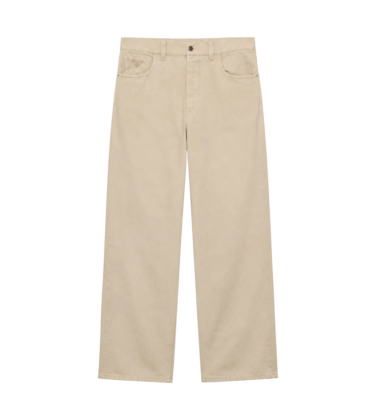 Five-Pocket Jeans Gewassen Denim Zand