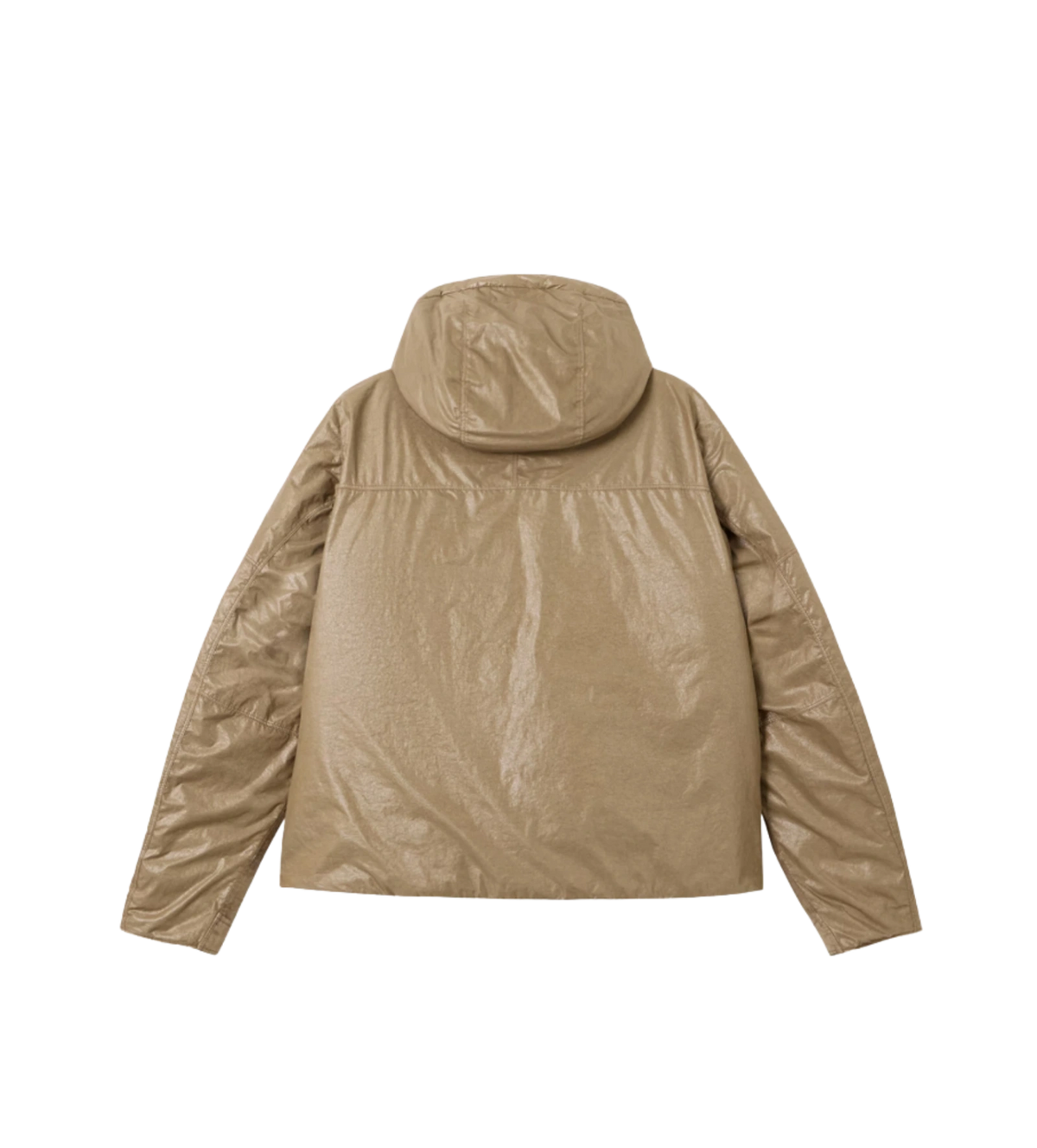 Light Nylon 3L-TC Hooded Down Jacket Military Green
