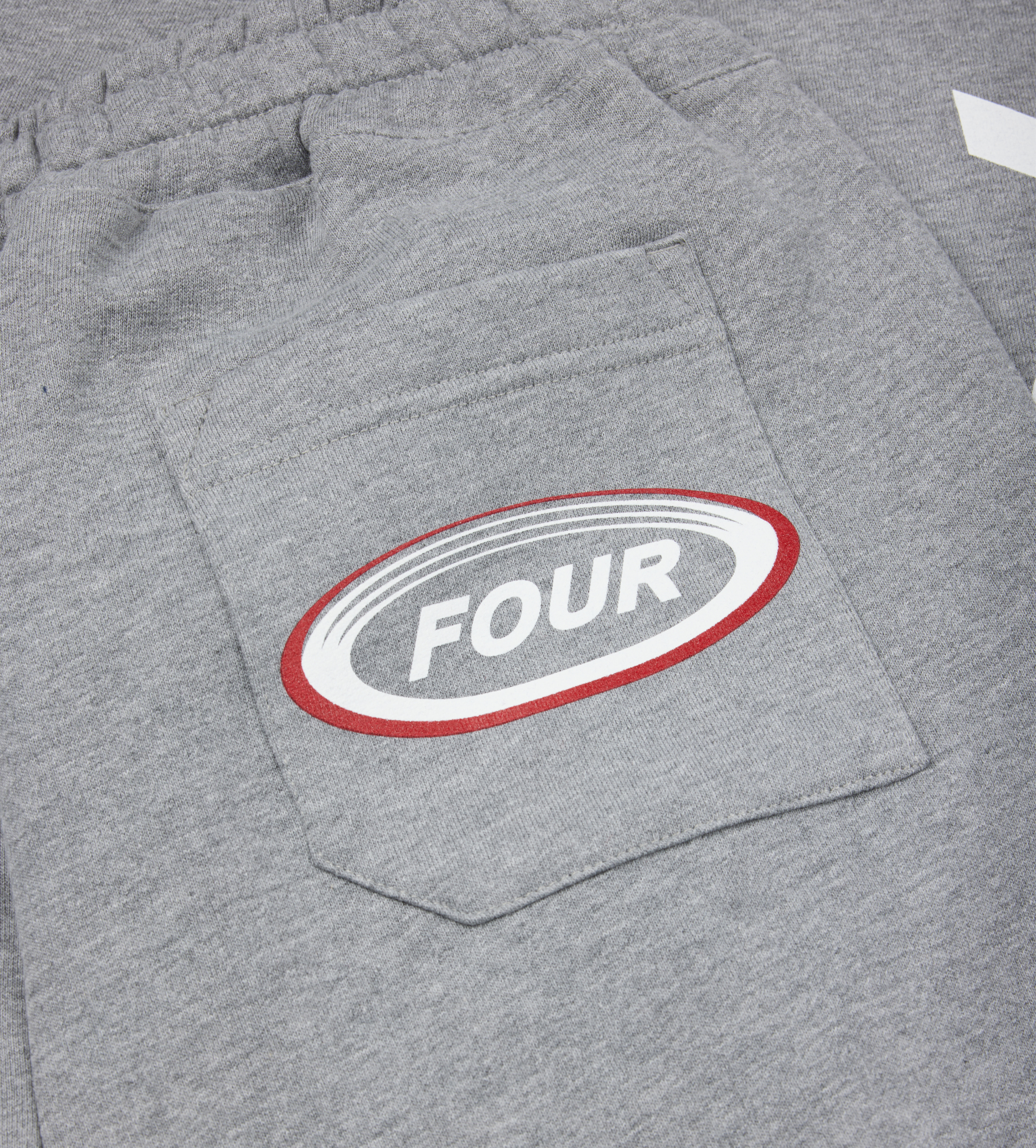 Reconstructed Circles Straight Leg Pants Grey Melange