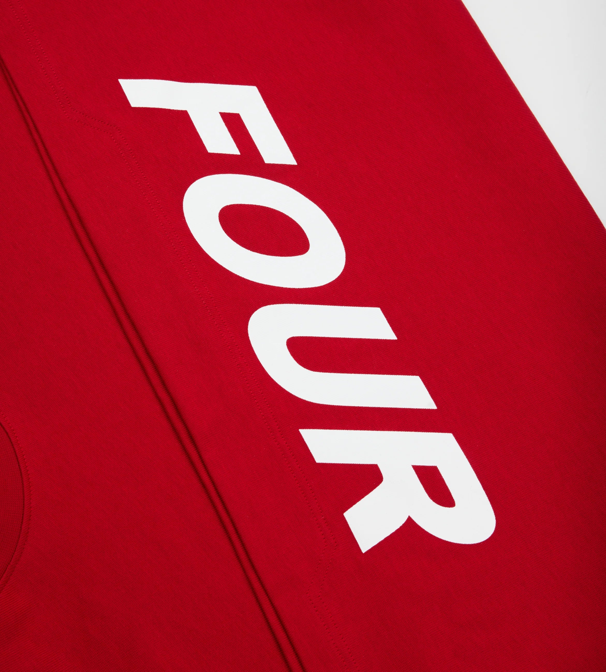 Reconstructed Circles Boxy T-shirt Savy Red