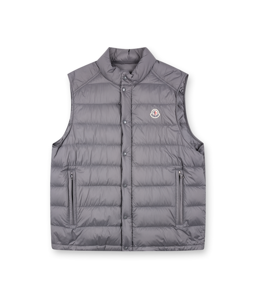 Moncler Barthe Down Vest in Grey