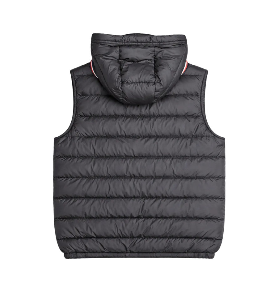 Moncler Marseillan Hooded Down Gilet in Black