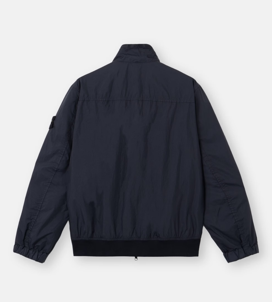 Stone Island Crinkle Reps NY Jacket in Navy Blue