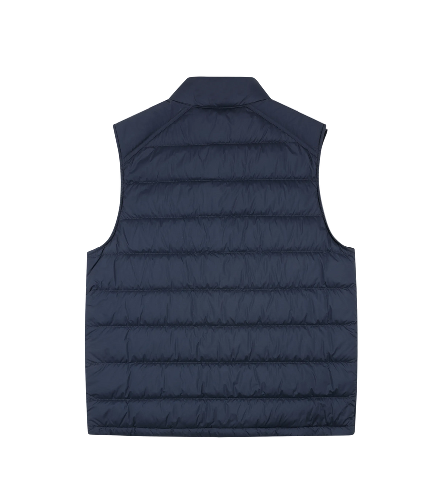 Moncler Barthe Down Vest in Navy Blue