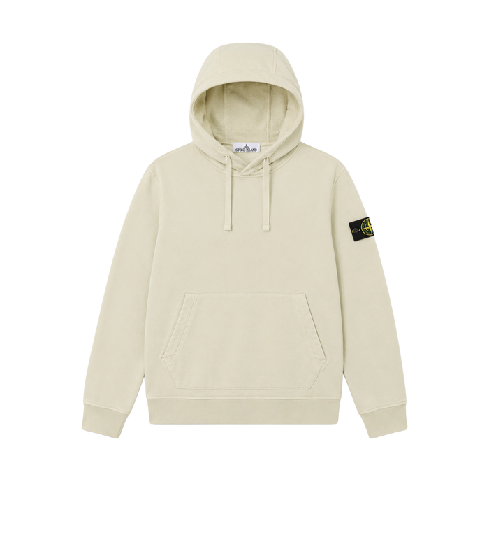 Biologisch katoenfleece Hoodie Zand