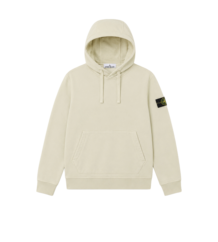 Biologisch katoenfleece Hoodie Zand