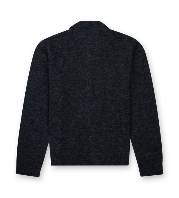 Our Legacy Evening Polo in Charcoal Melange