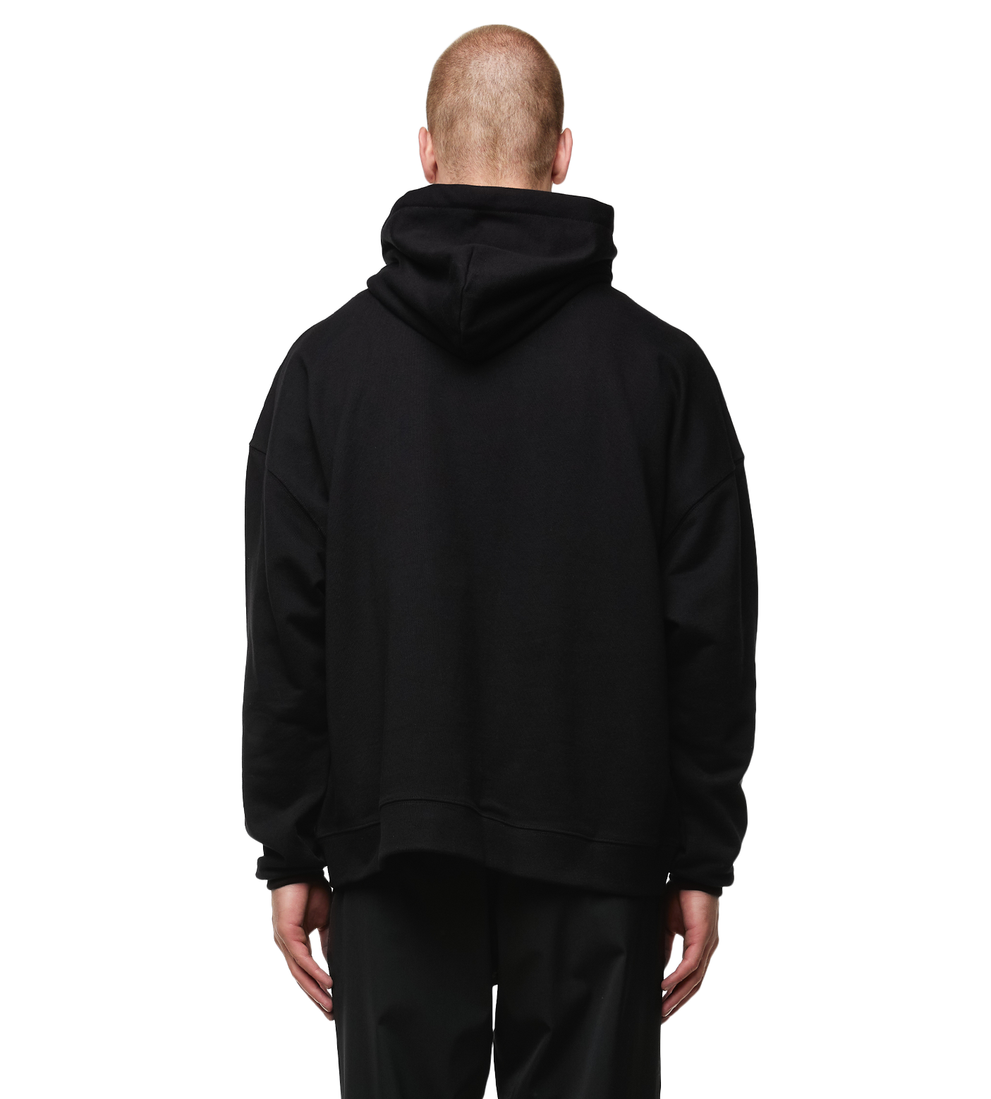 Sartorial Tape Pocket Hoodie Black
