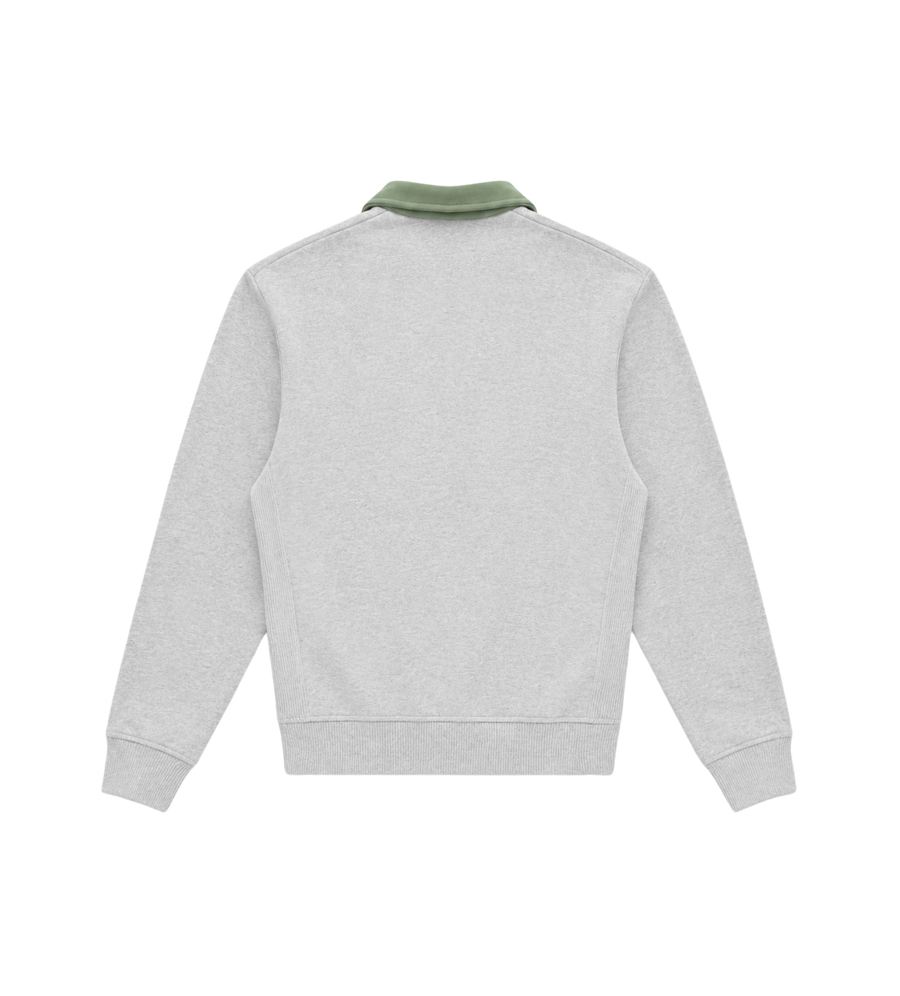 Pre Game Polo Sweatshirt Light Gray Marl