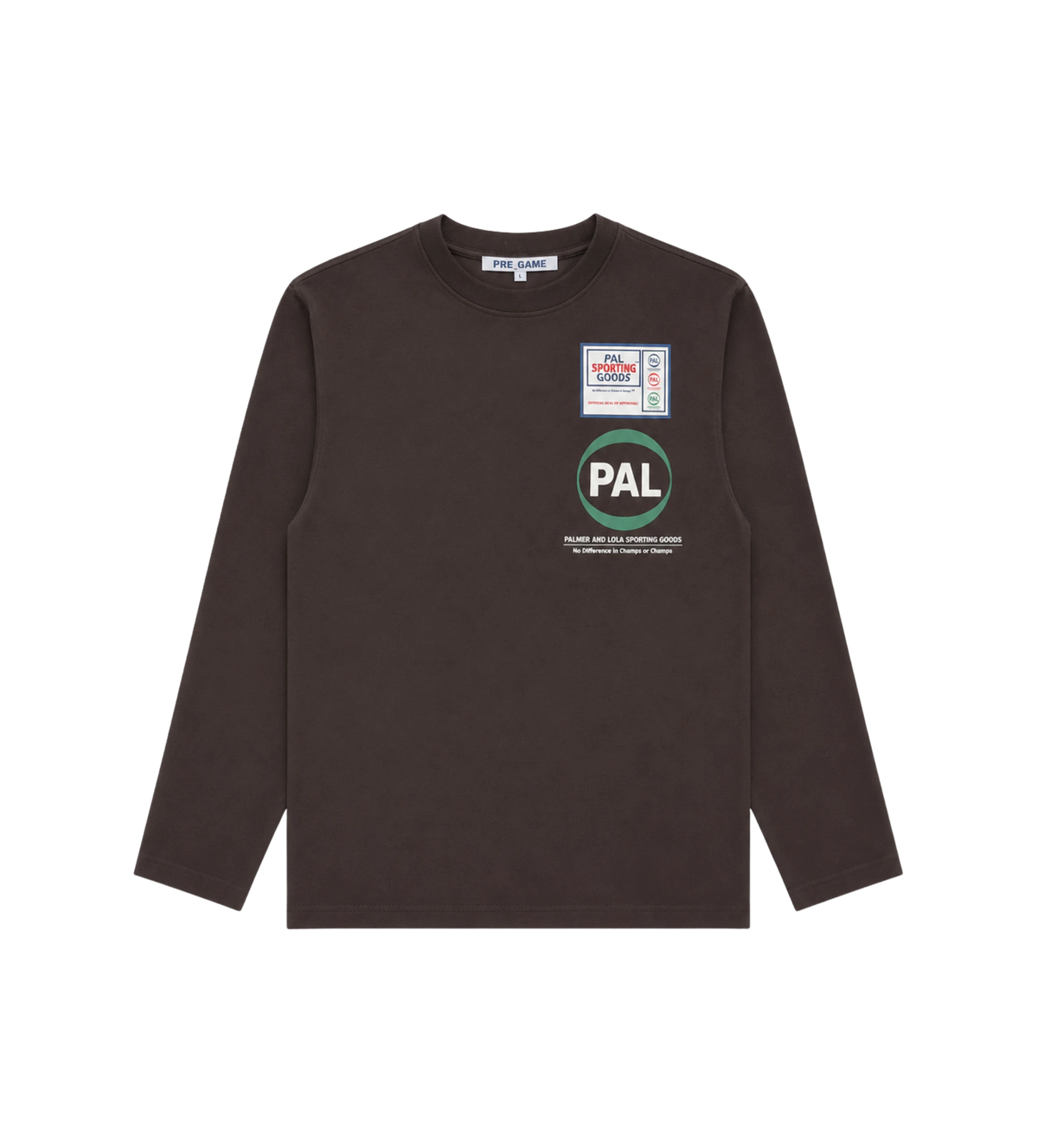 Pre Game Longsleeve Deep Mahogany