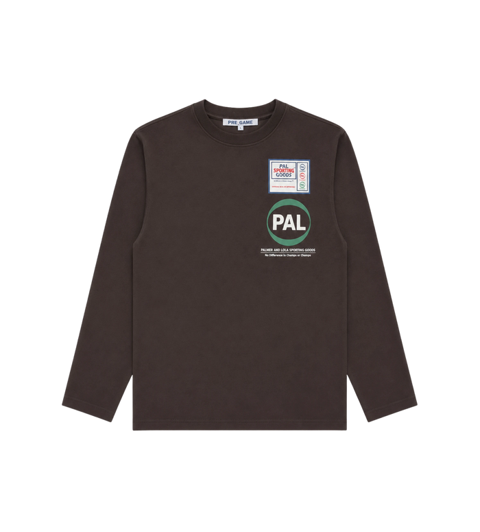 Pre Game Longsleeve Deep Mahogany