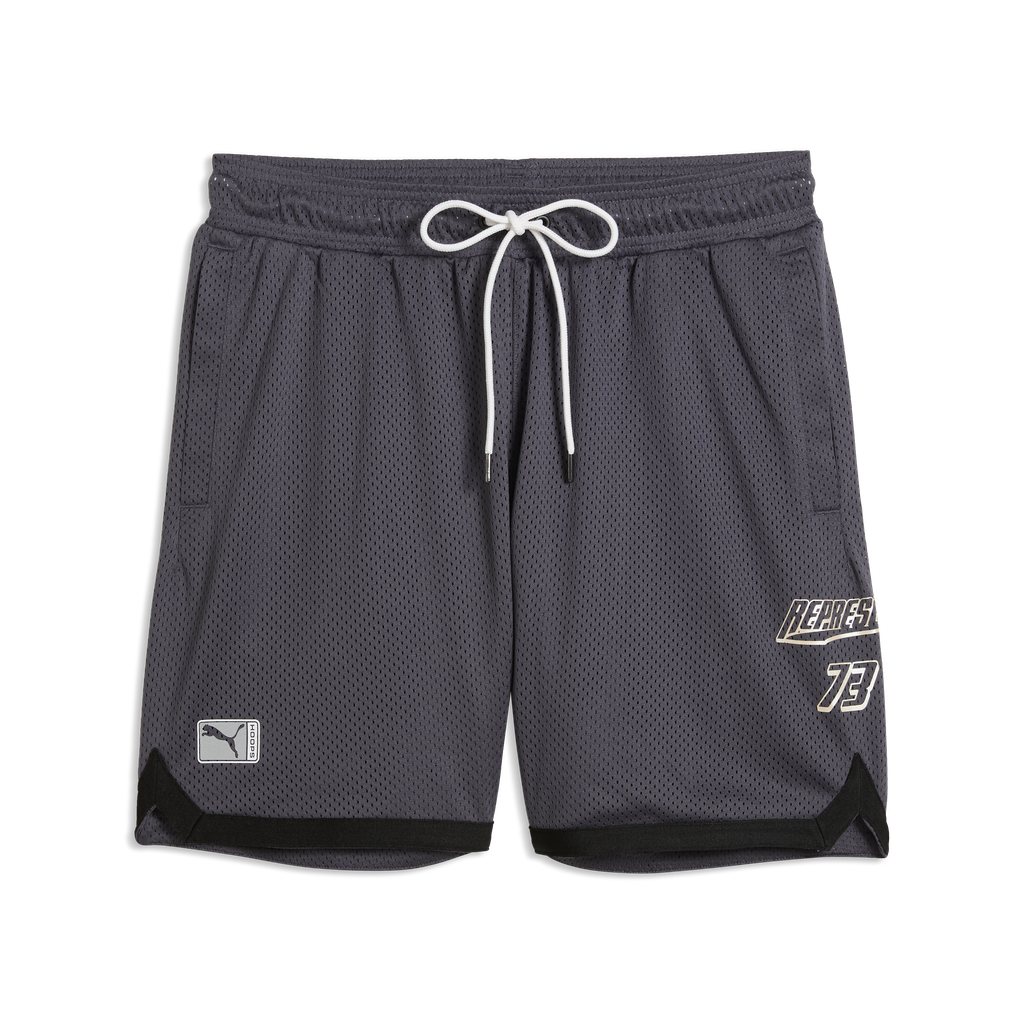 Represent x PUMA Basketball Shorts in Galactic Grey