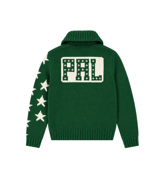 Knievel Polo Met Volledige Ritssluiting Deep Forest Green
