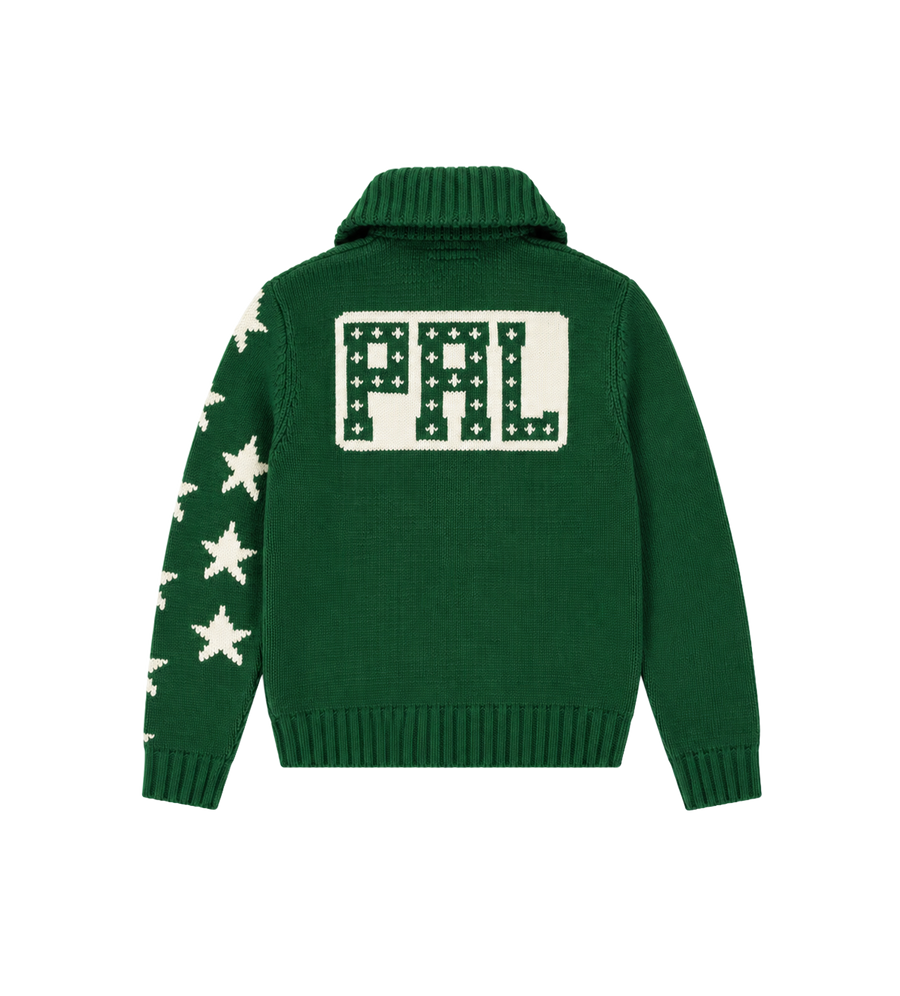 Knievel Polo Met Volledige Ritssluiting Deep Forest Green