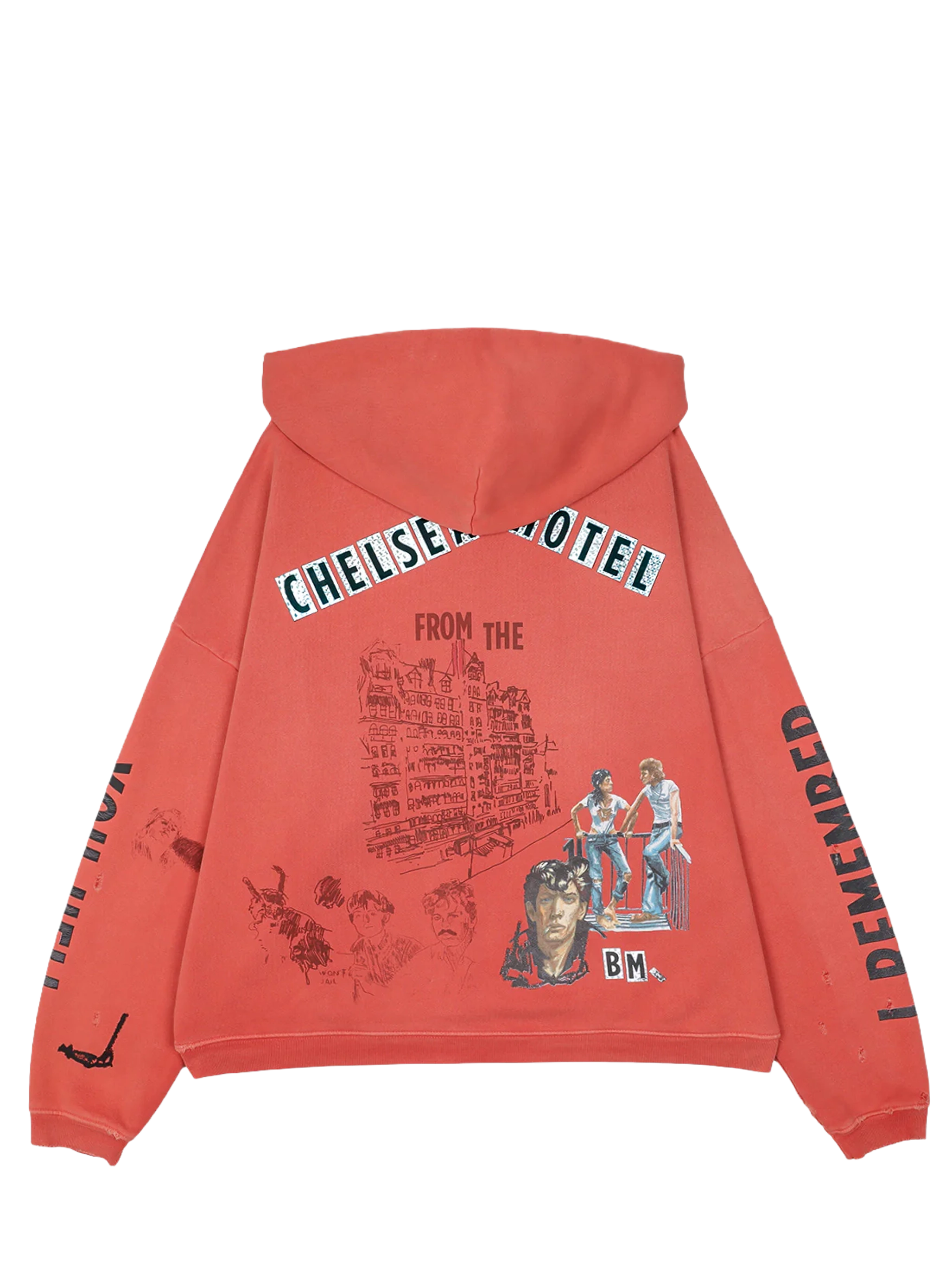 Paly Chelseay Hotel Hoodie in Red