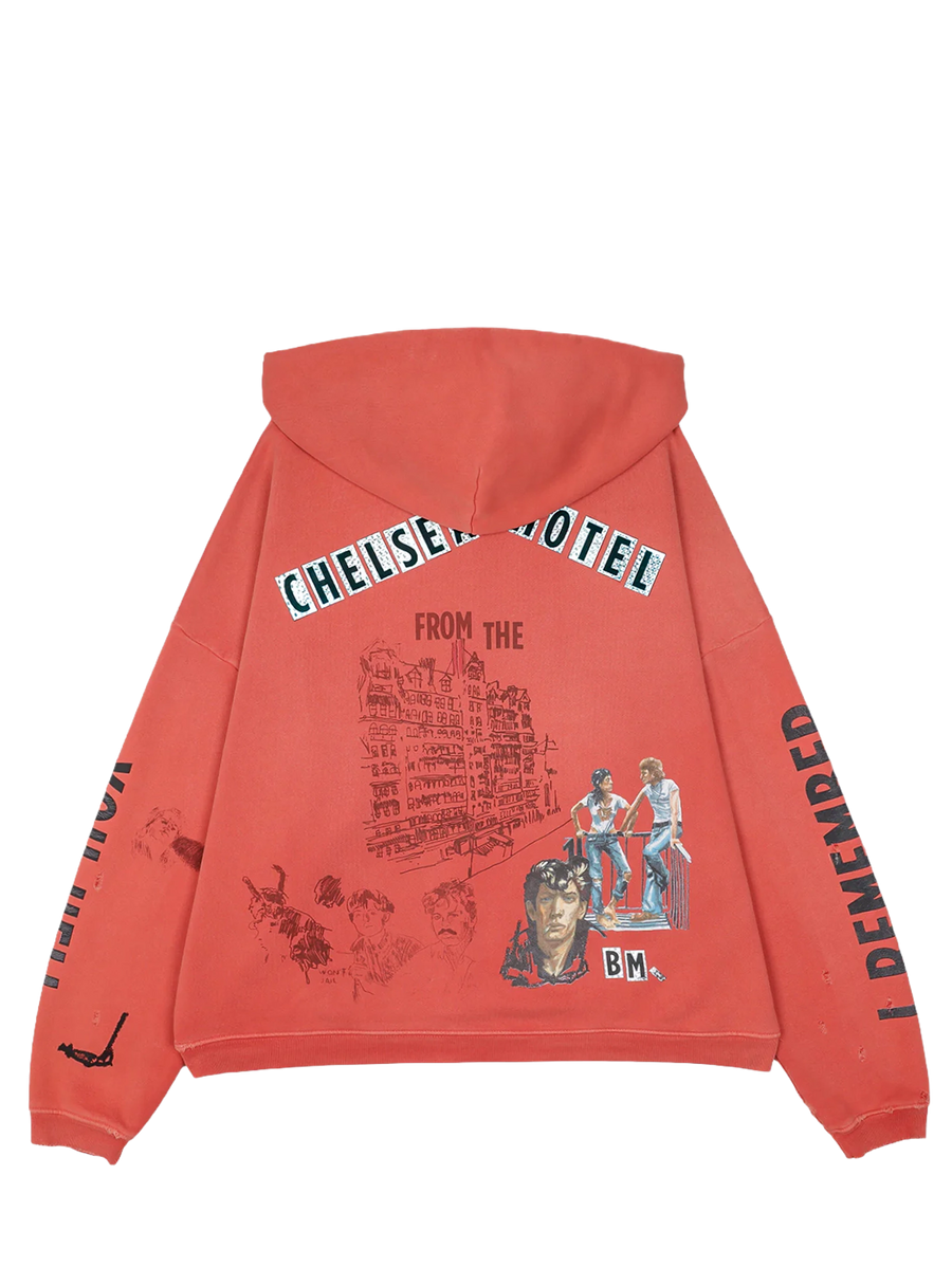 Paly Chelseay Hotel Hoodie in Red