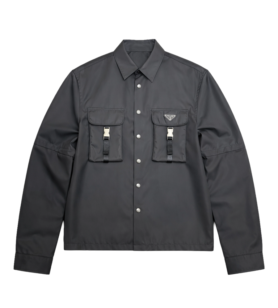 Prada Re-Nylon Shirt in Black