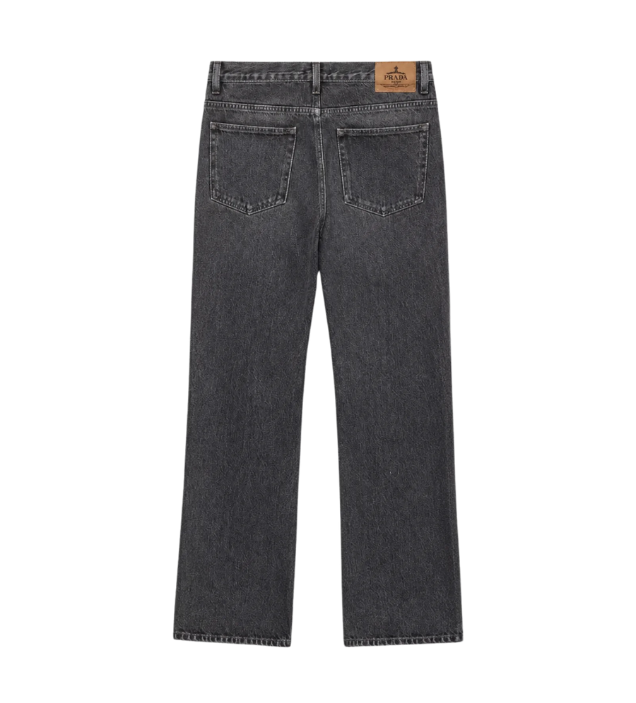 Five-Pocket Denim Jeans Black