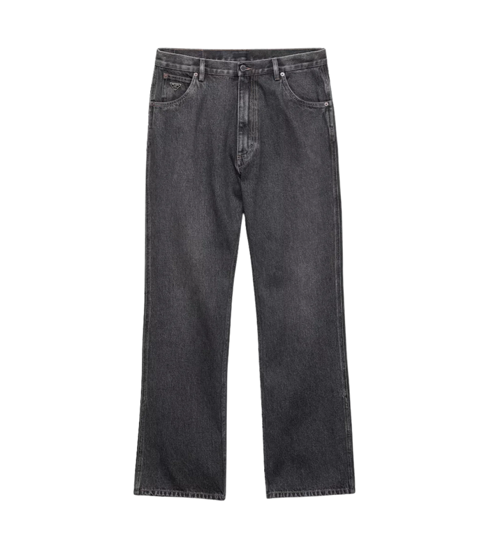 Five-Pocket Denim Jeans Black