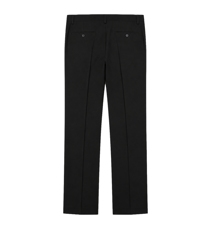 Mohair Wollen Broek Zwart