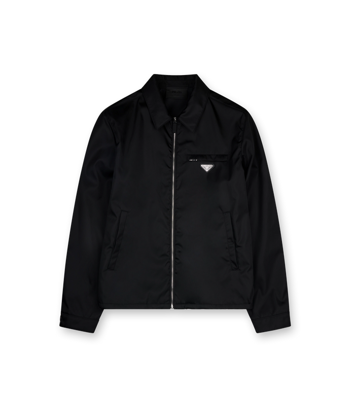 Re-Nylon blouson jacket in Black