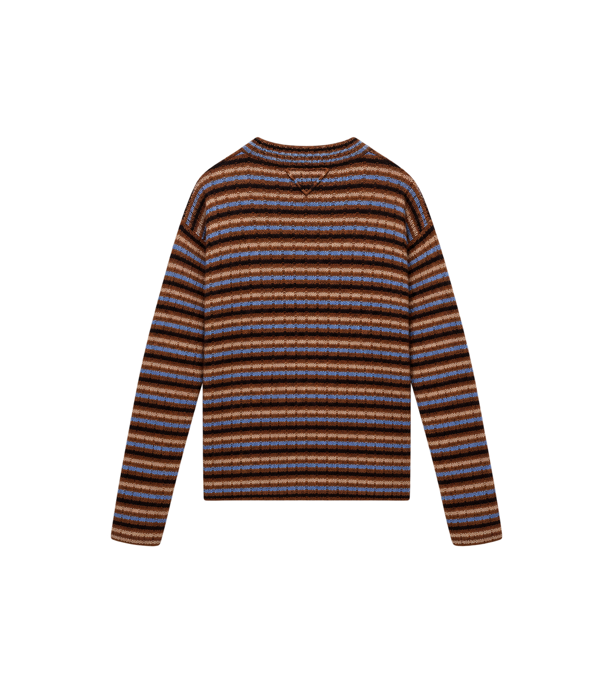 Shetland Wool Boat Neck Sweater Multicolor