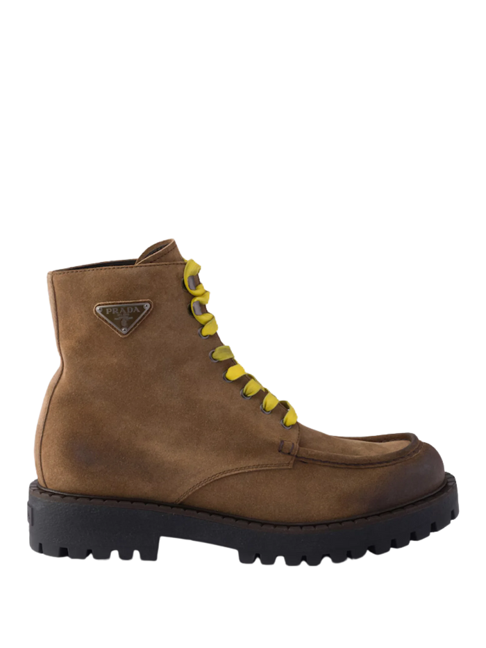 Boots van Verouderd Suède Lichtbruin