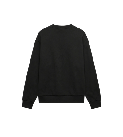 Technical Cotton Sweatshirt in Black