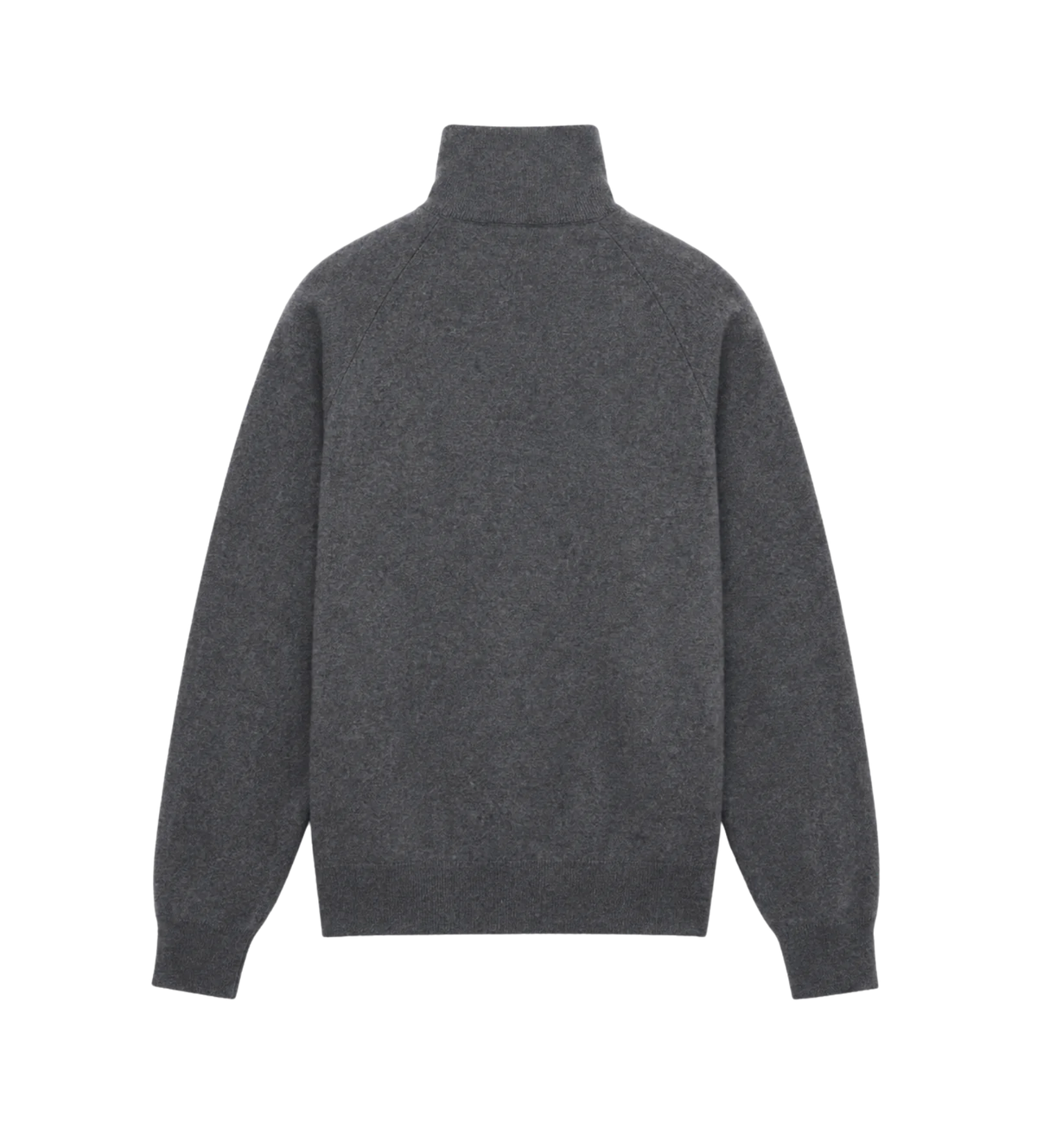Wool and Cashmere Polo Sweater Slate Gray