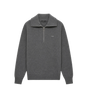 Wool and Cashmere Polo Sweater Slate Gray