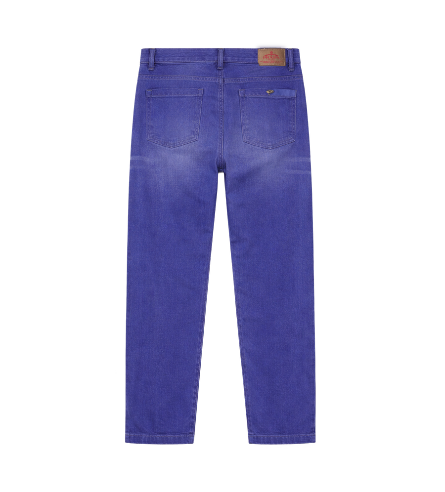 Prada Cotton Twill Pants in Indigo