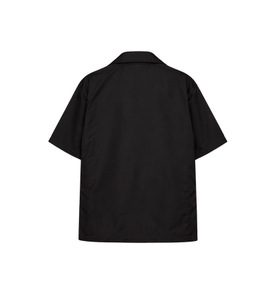 Re-Nylon Short-Sleeved Shirt in Black