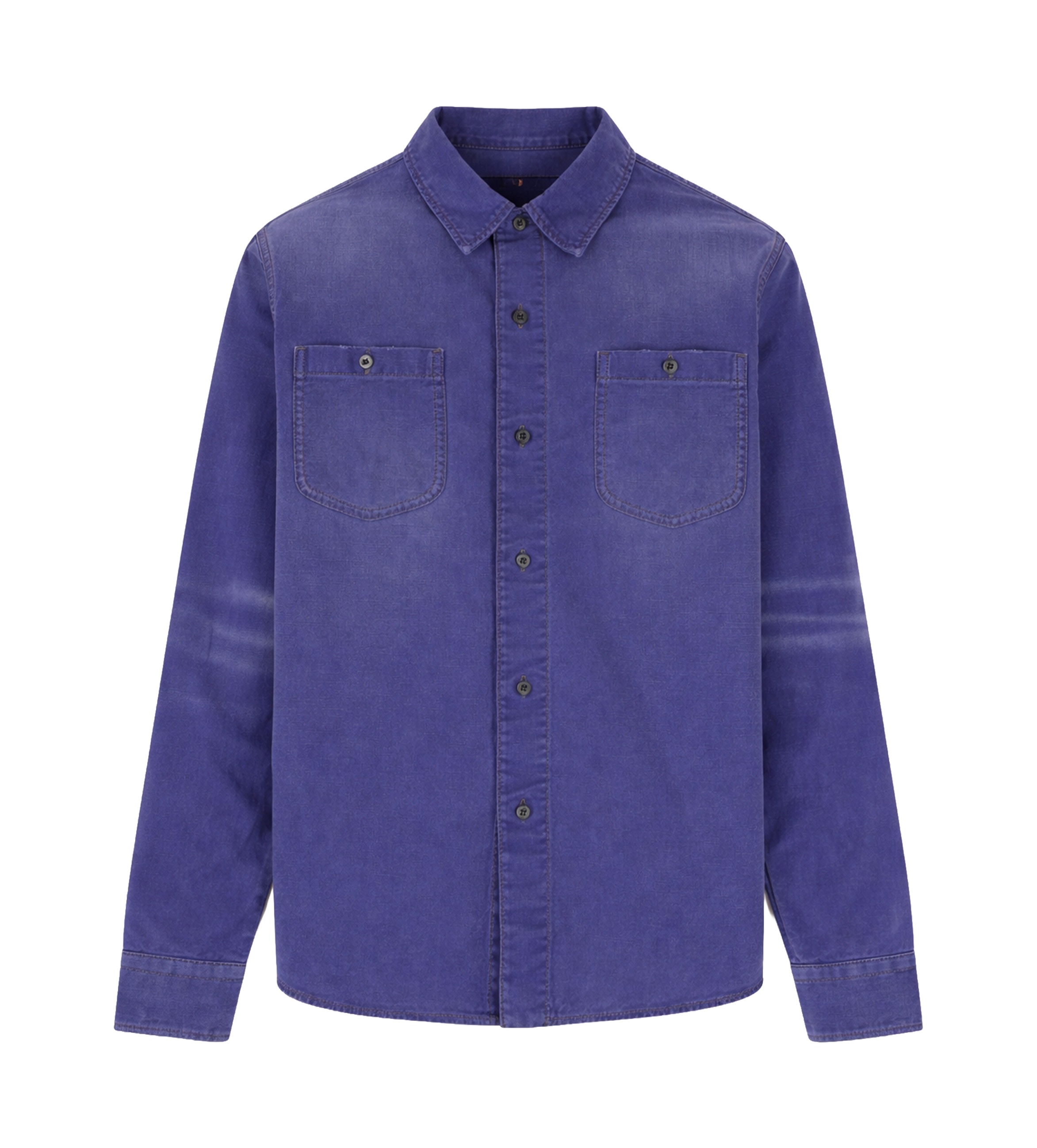 Prada Denim Twill Shirt in Indigo