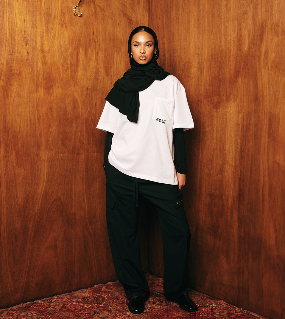 Logo Pocket Tee White