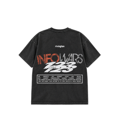 Info War CVA T-shirt Zwart